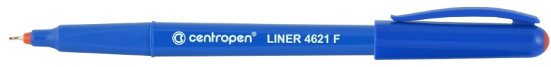 Popisovač, Centropen, liner, 4621, 0,3 mm, červený
