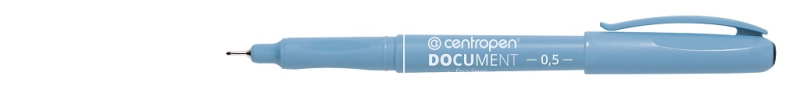 Popisovač, Centropen, 2631, 0,5 mm, dokumentní, černý