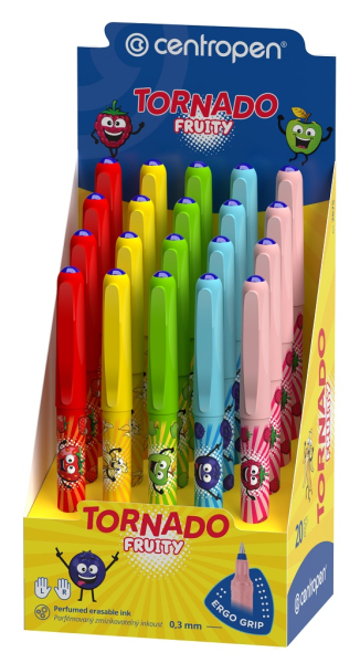 Tornádo, s potiskem FRUITY, s vůní, 20 kusů, Centropen