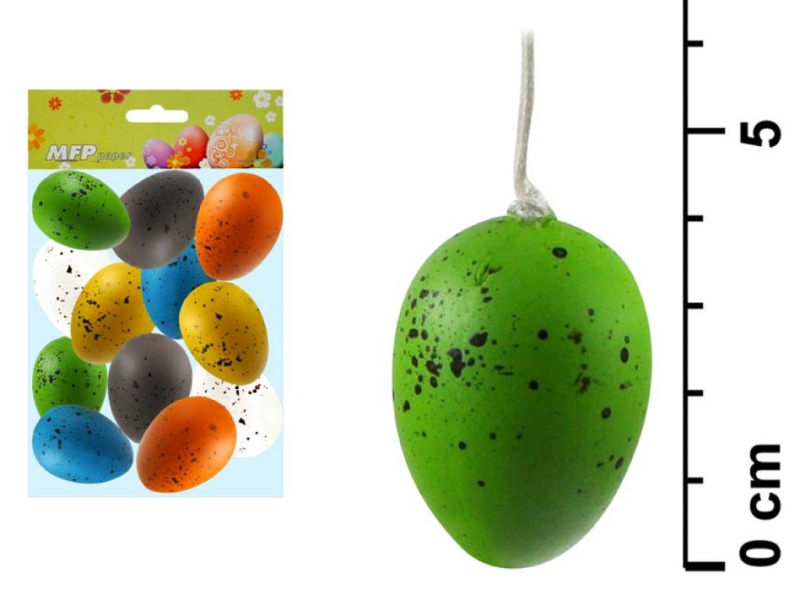 Vejce plast 4cm-12ks