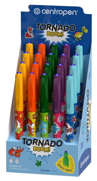 Tornádo, BOOM! s potiskem, 20 kusů, Centropen