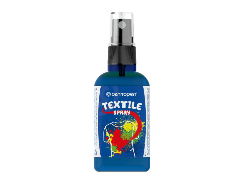 Barva na textil, sprej, 110 ml, modrá