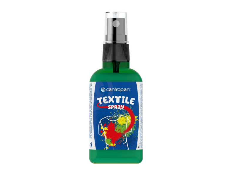 Barva na textil, sprej, 110 ml, zelená