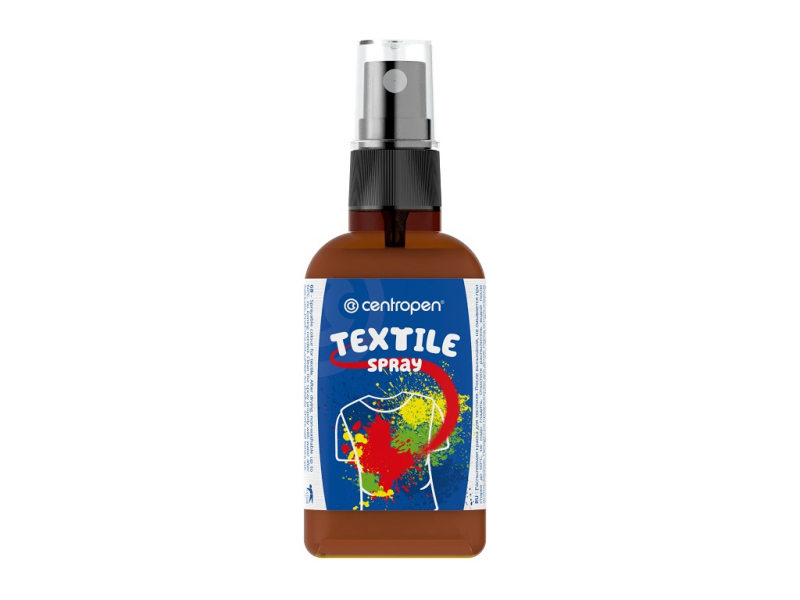 Barva na textil, sprej, 110 ml, hnědá