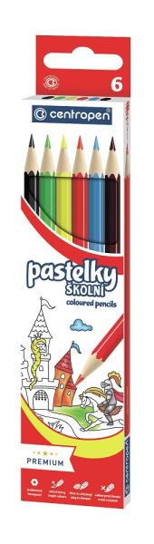 Pastelky Centropen, 6 kusů