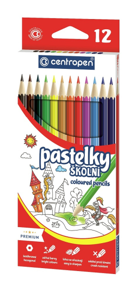 Pastelky Centropen, 12 kusů