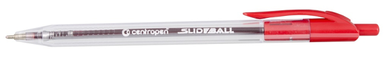 Kuličková tužka, Slide Ball, cvakací, červená