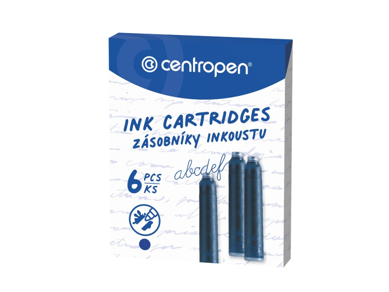 Bombičky, inkoustové, modré, 6 kusů, Centropen